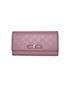 Gucci Bow Signature Continental Wallet, front view